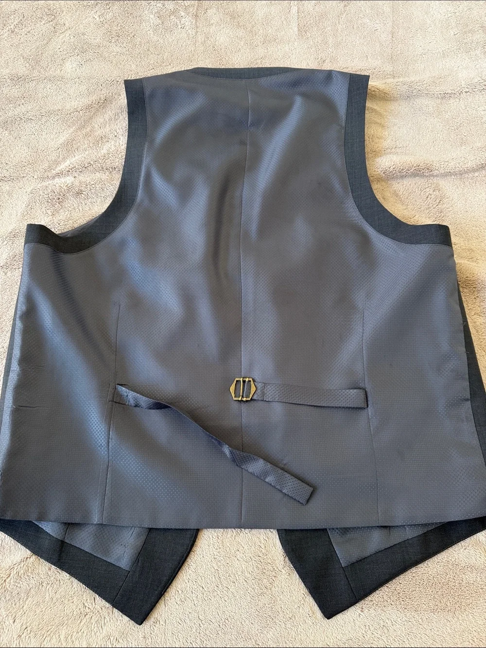 BarIII Men's Dark Gray Dress Vest - Medium (Slim Fit)